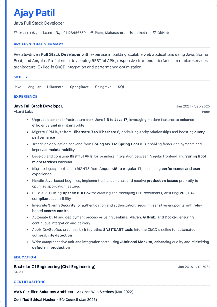 Creative Resume Template